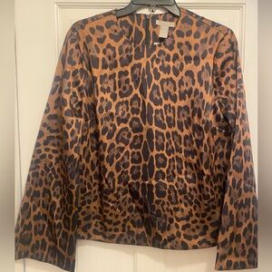 Leopard print blouse - nwt